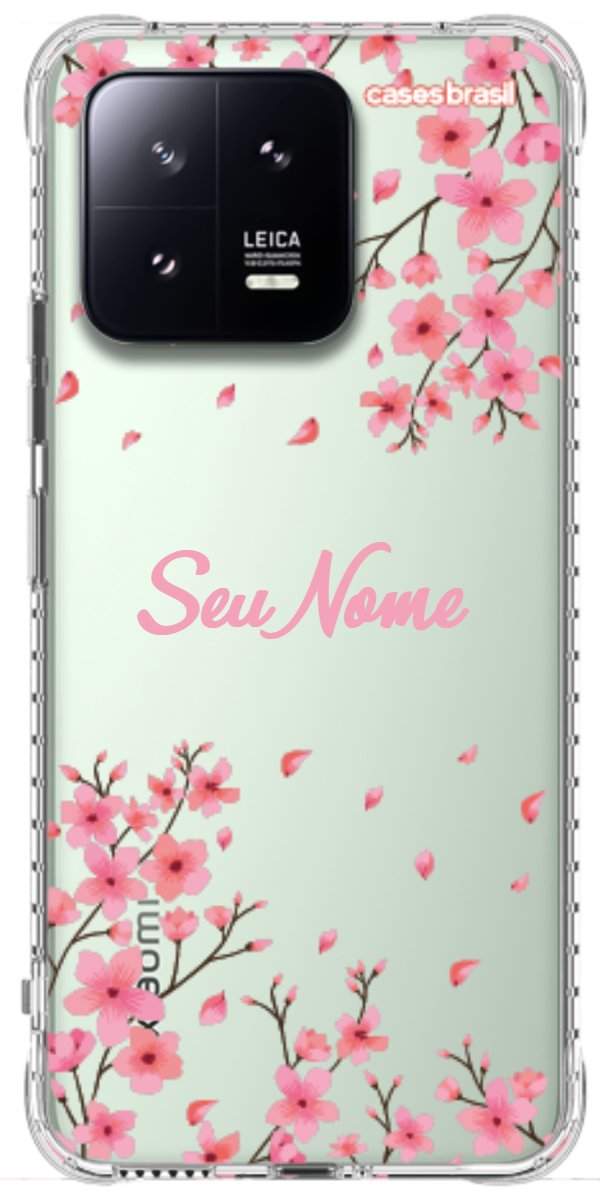 Capinha para Celular Floral Rosinha