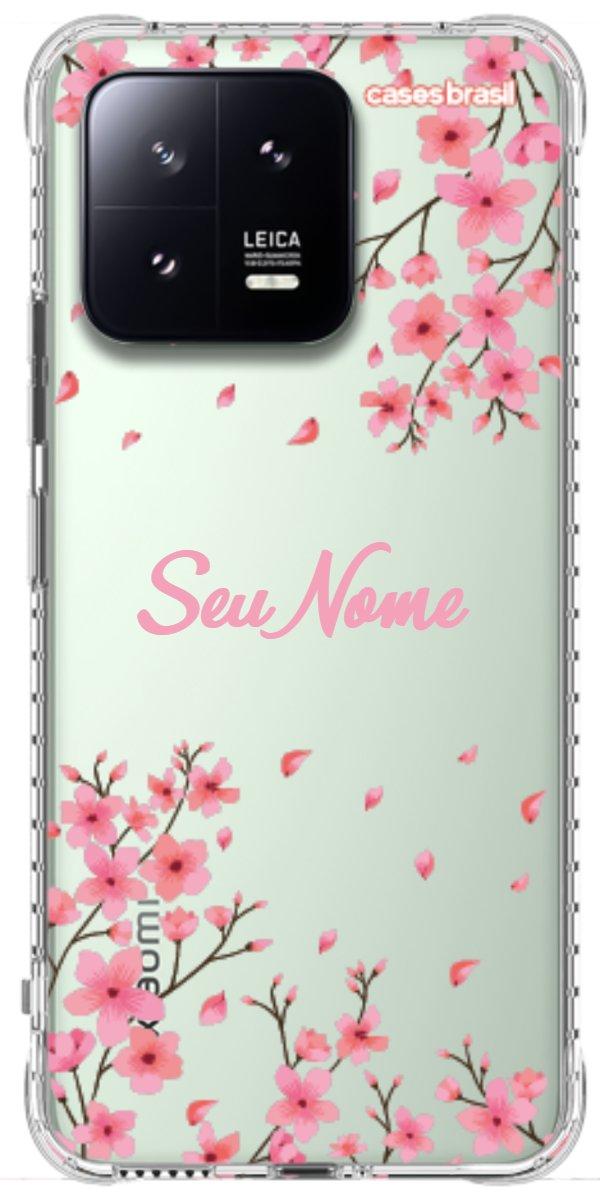 Capinha para Celular Floral Rosinha