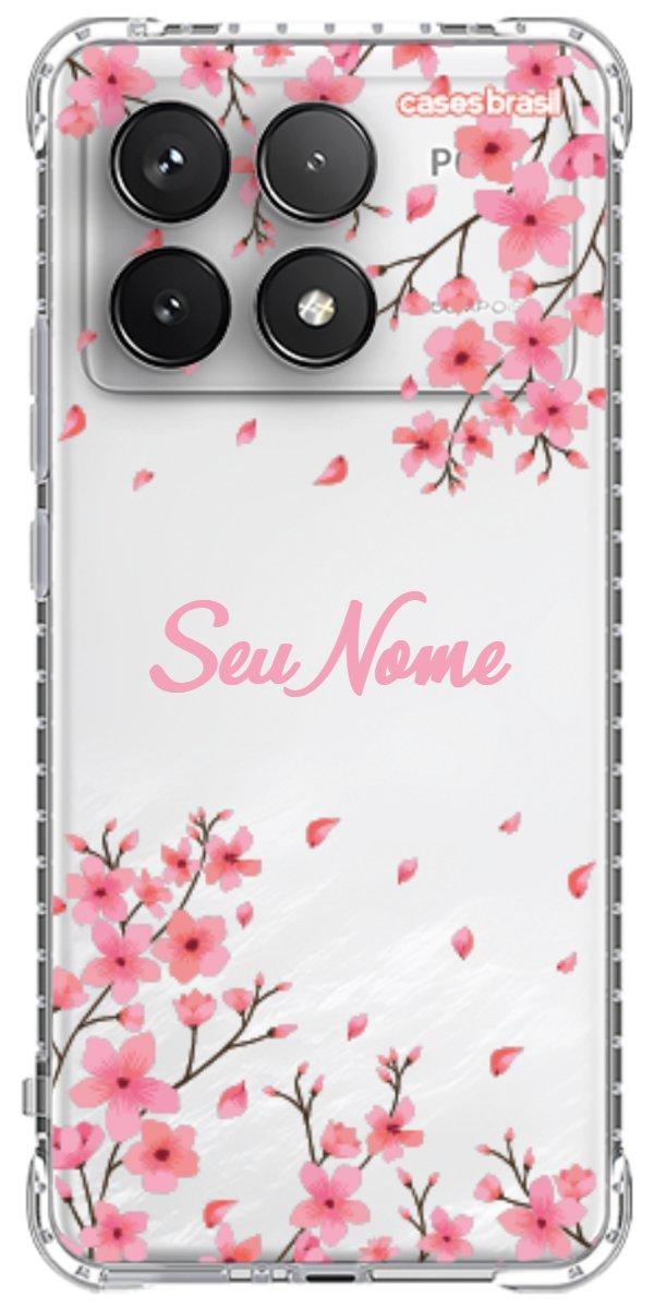 Capinha para Celular Floral Rosinha