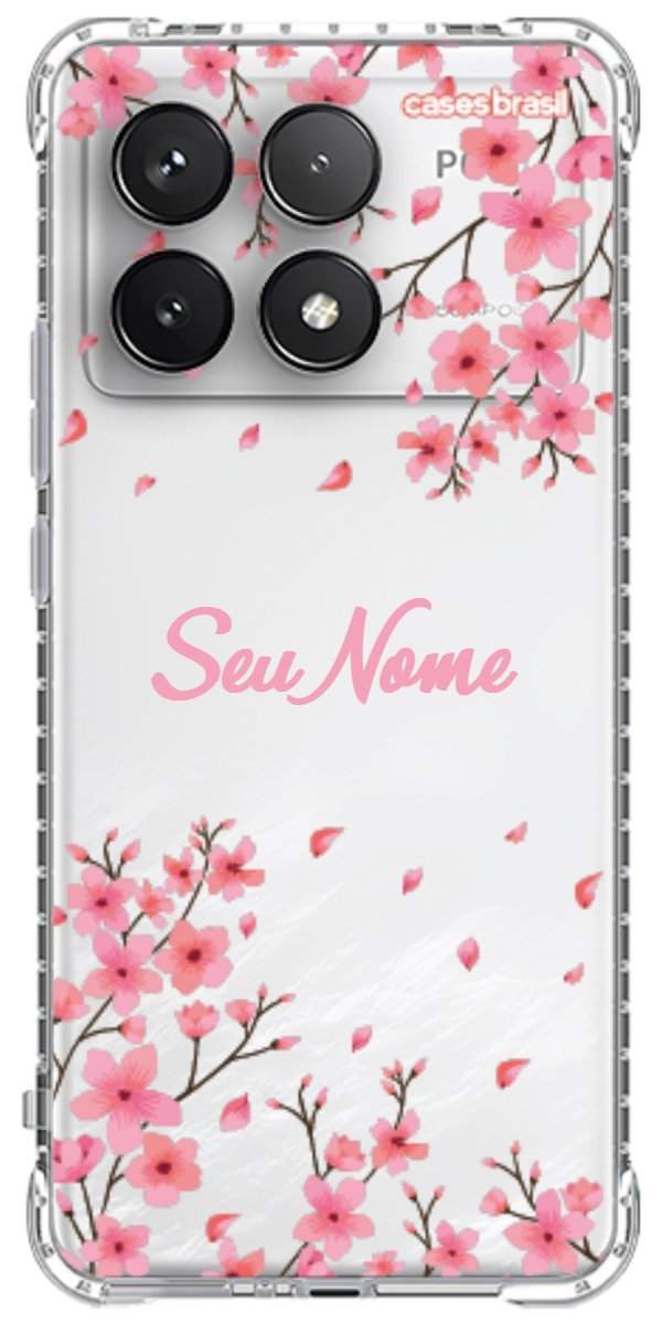 Capinha para Celular Floral Rosinha