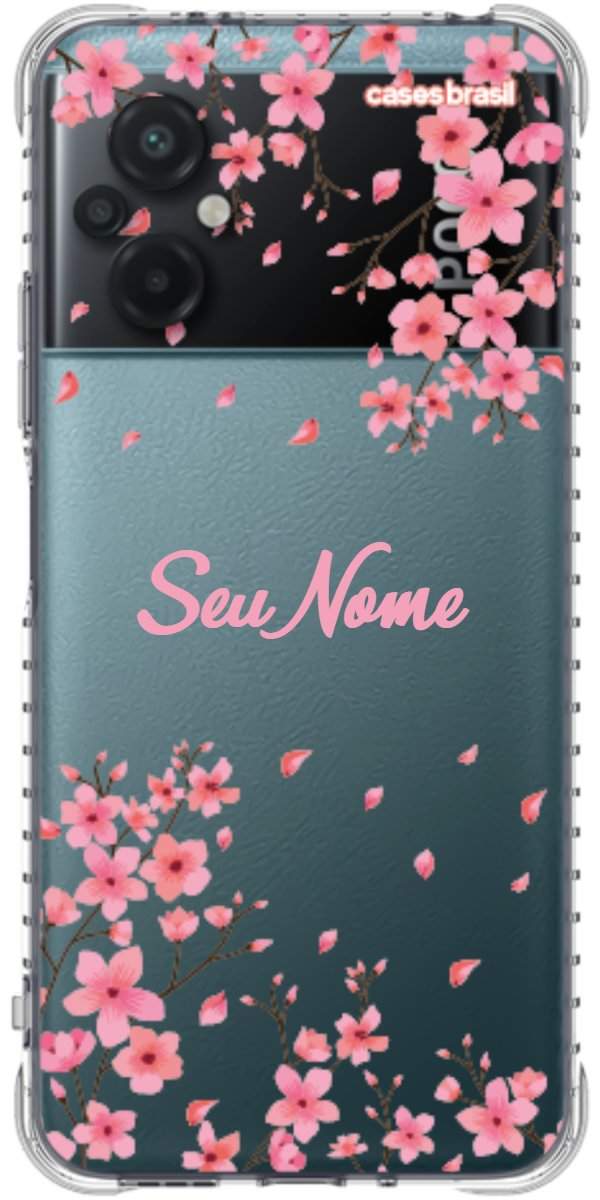 Capinha para Celular Floral Rosinha