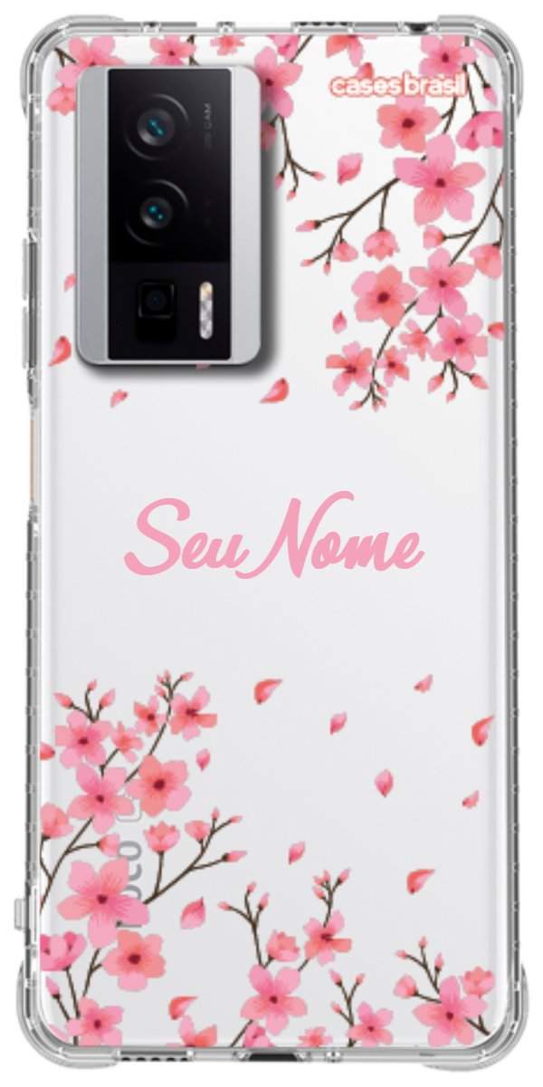 Capinha para Celular Floral Rosinha