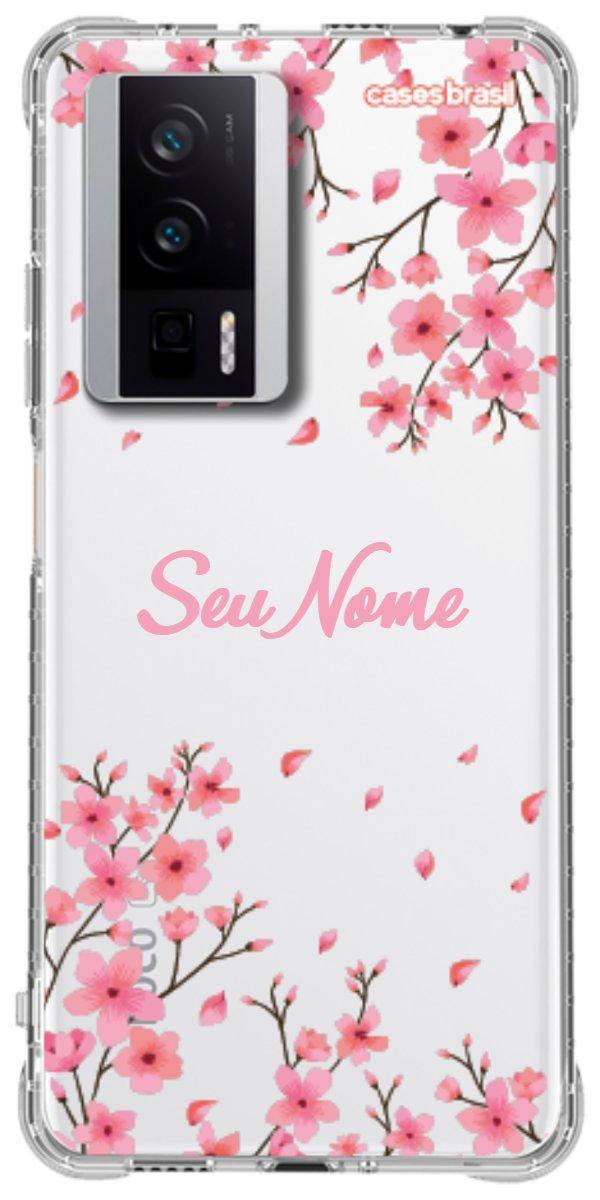 Capinha para Celular Floral Rosinha