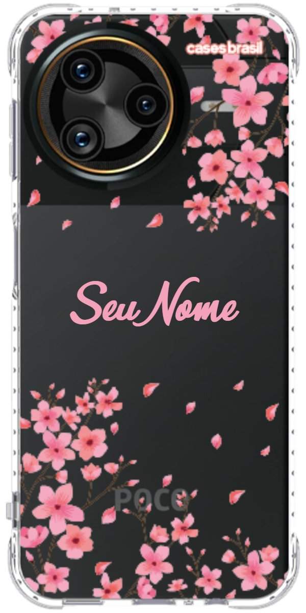 Capinha para Celular Floral Rosinha