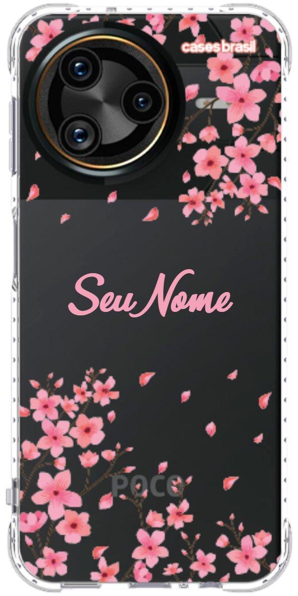 Capinha para Celular Floral Rosinha