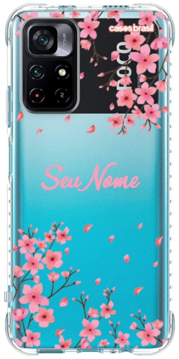 Capinha para Celular Floral Rosinha