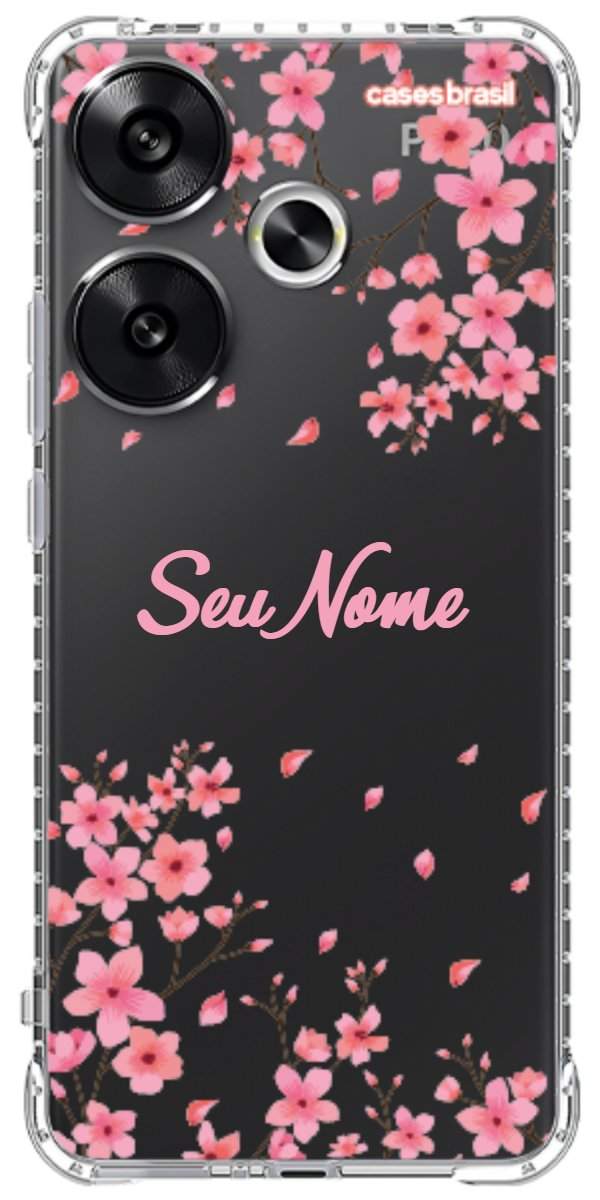 Capinha para Celular Floral Rosinha