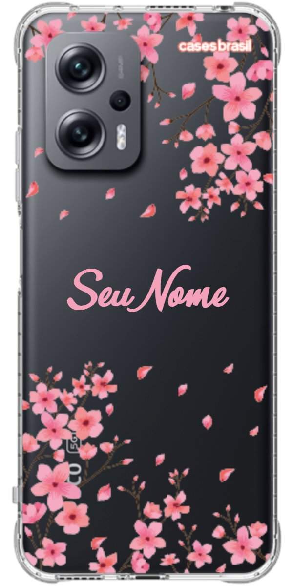 Capinha para Celular Floral Rosinha