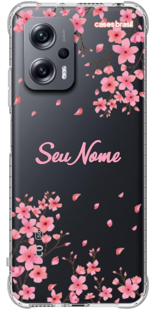 Capinha para Celular Floral Rosinha