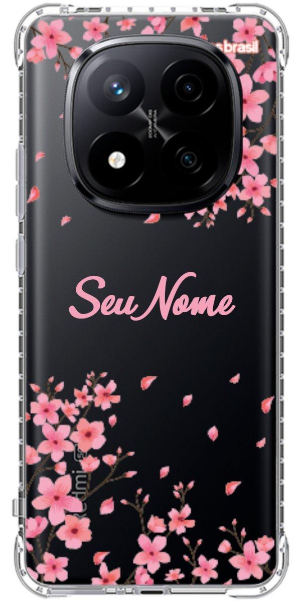 Capinha para Celular Floral Rosinha