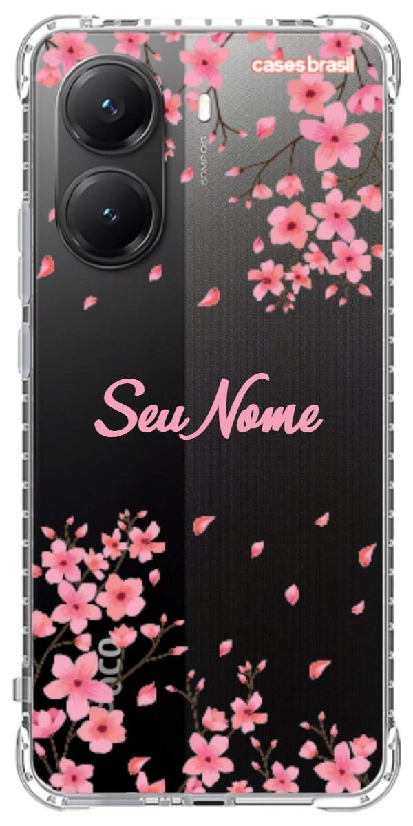 Capinha para Celular Floral Rosinha