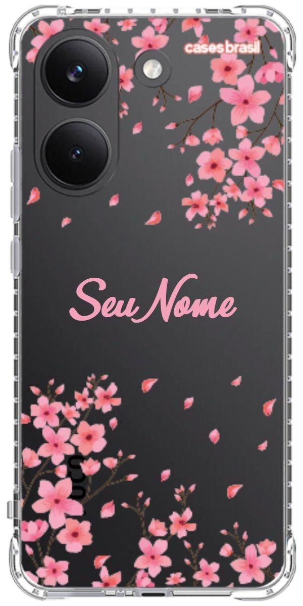 Capinha para Celular Floral Rosinha