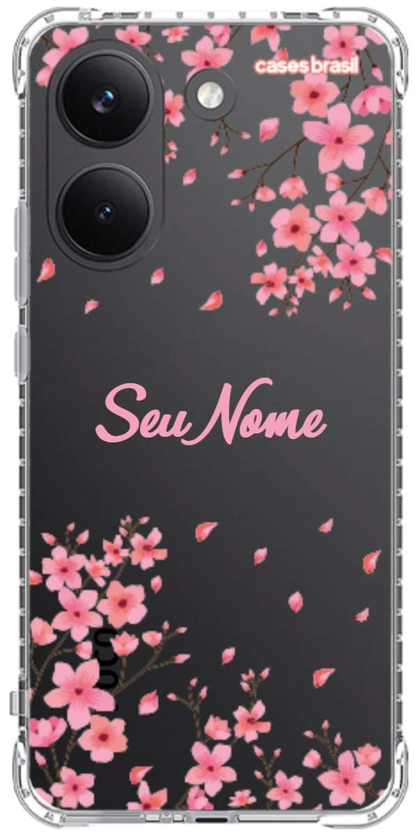 Capinha para Celular Floral Rosinha