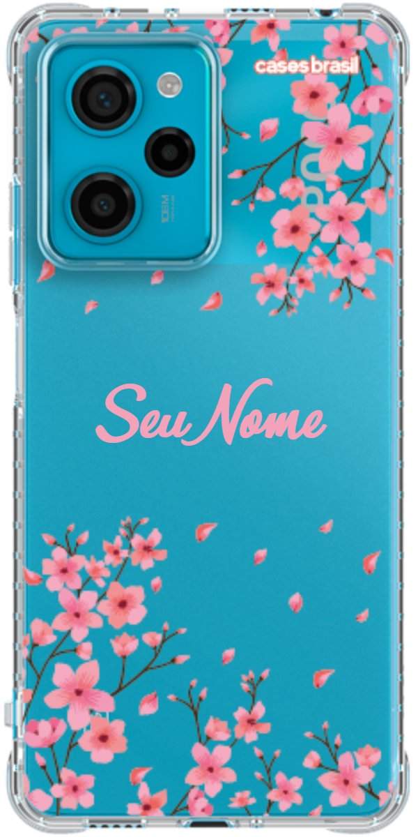 Capinha para Celular Floral Rosinha