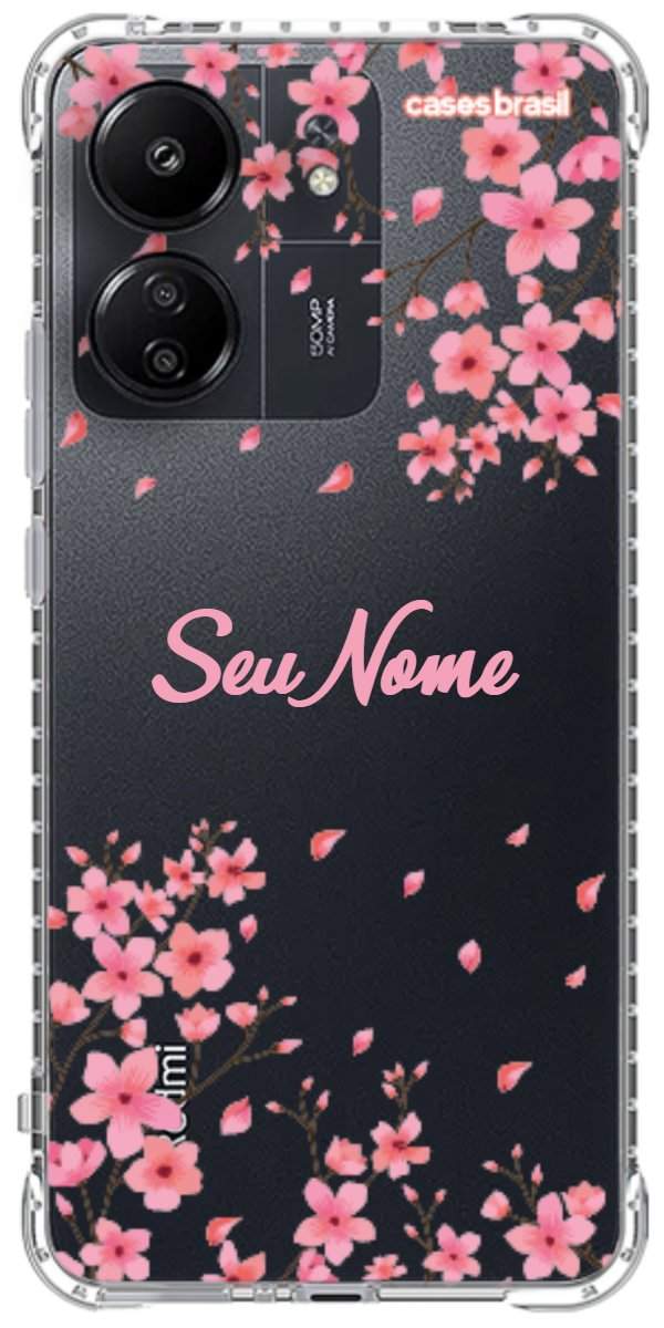 Capinha para Celular Floral Rosinha