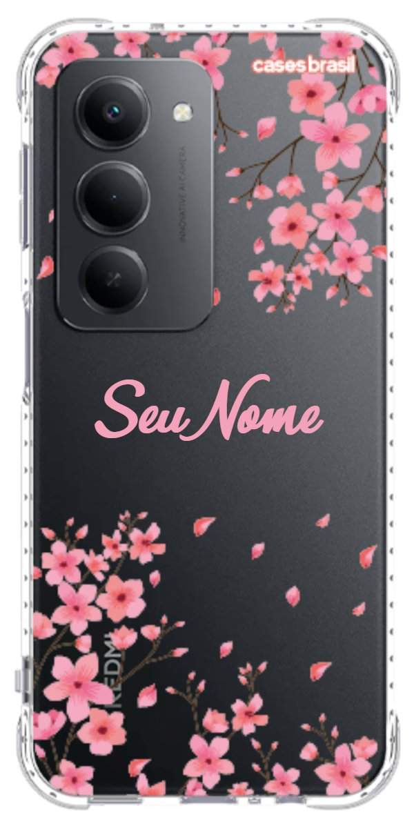 Capinha para Celular Floral Rosinha