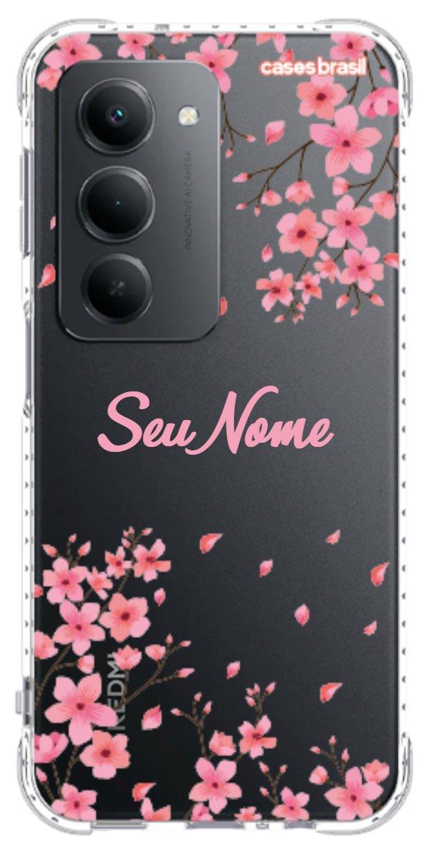 Capinha para Celular Floral Rosinha