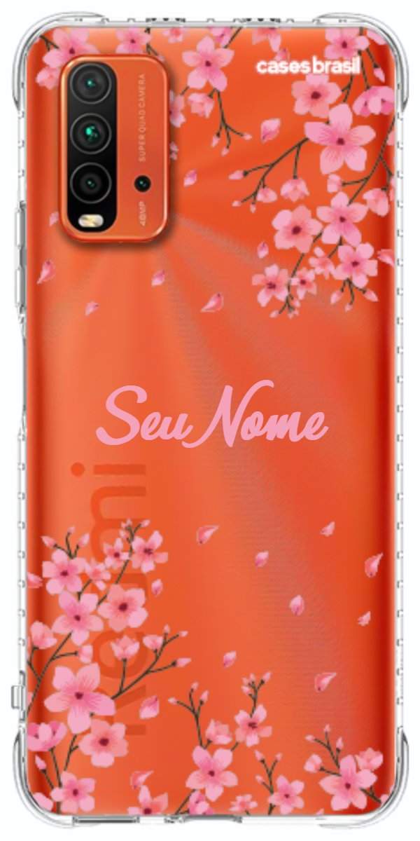 Capinha para Celular Floral Rosinha