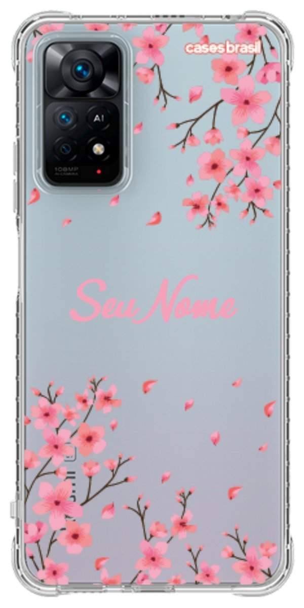 Capinha para Celular Floral Rosinha