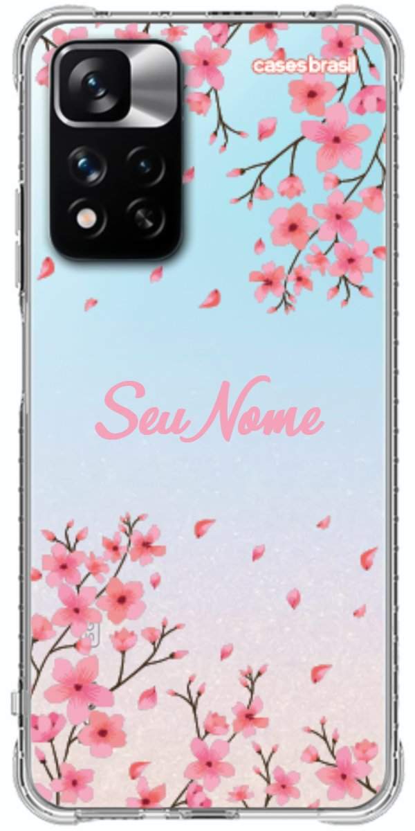 Capinha para Celular Floral Rosinha