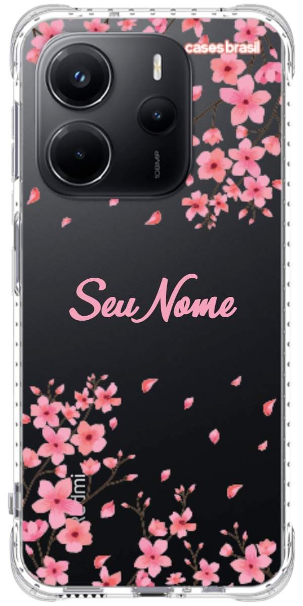 Capinha para Celular Floral Rosinha