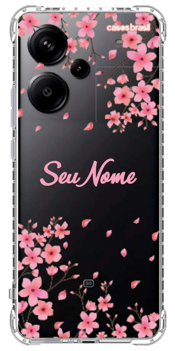 Capinha para Celular Floral Rosinha