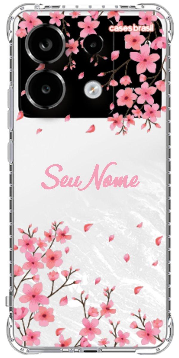 Capinha para Celular Floral Rosinha