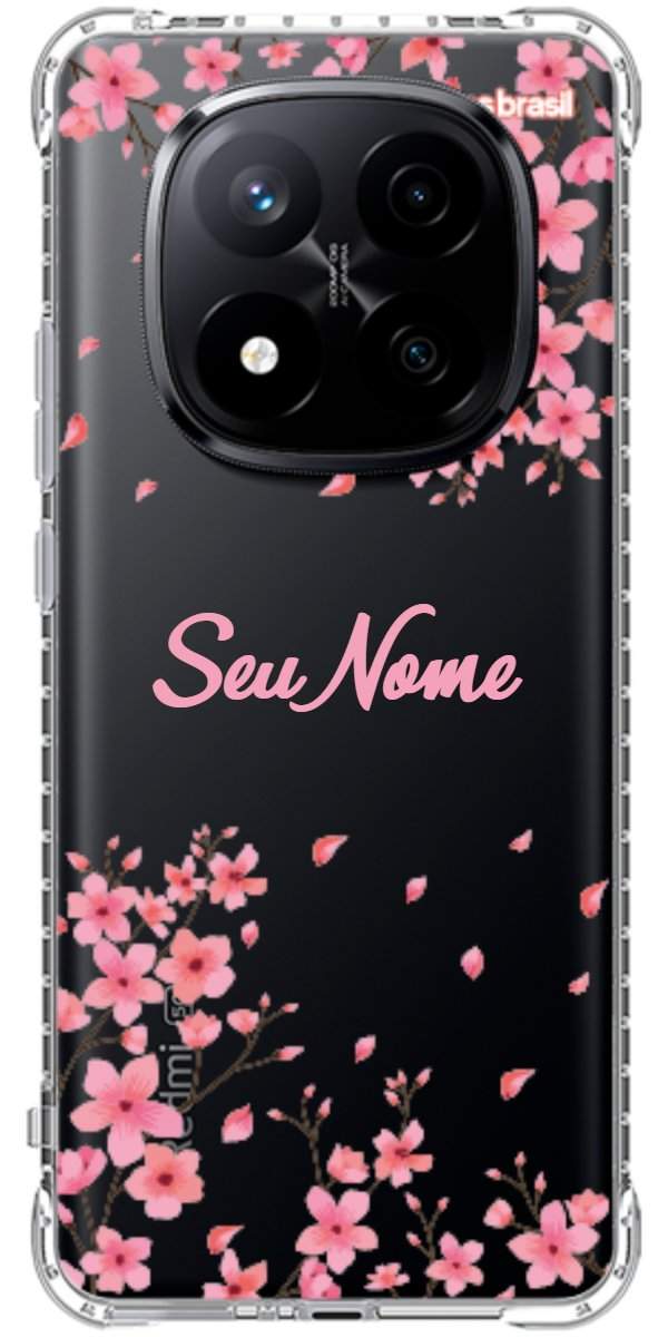 Capinha para Celular Floral Rosinha