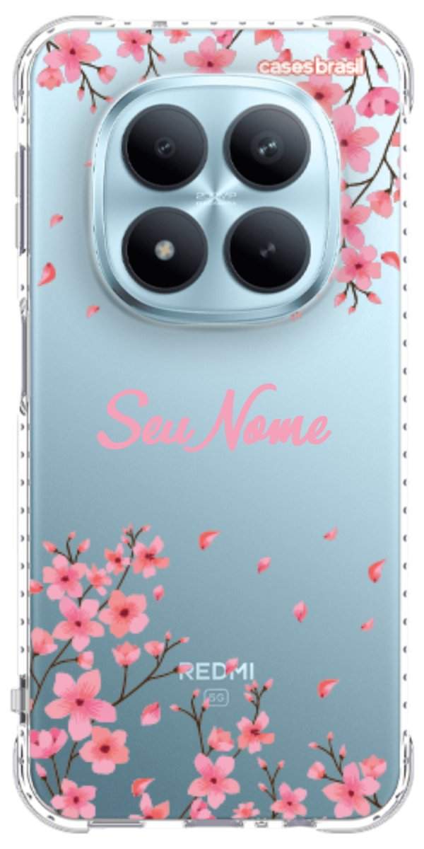 Capinha para Celular Floral Rosinha