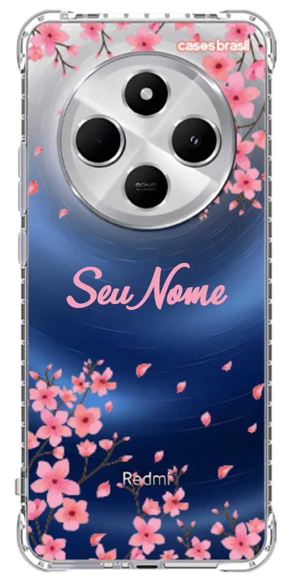 Capinha para Celular Floral Rosinha