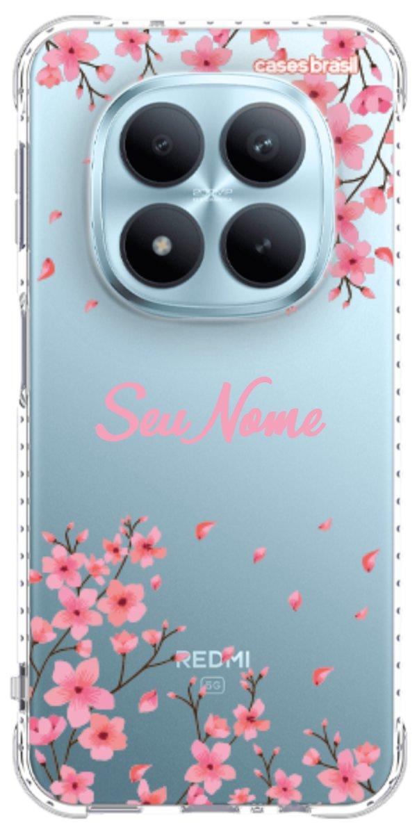 Capinha para Celular Floral Rosinha