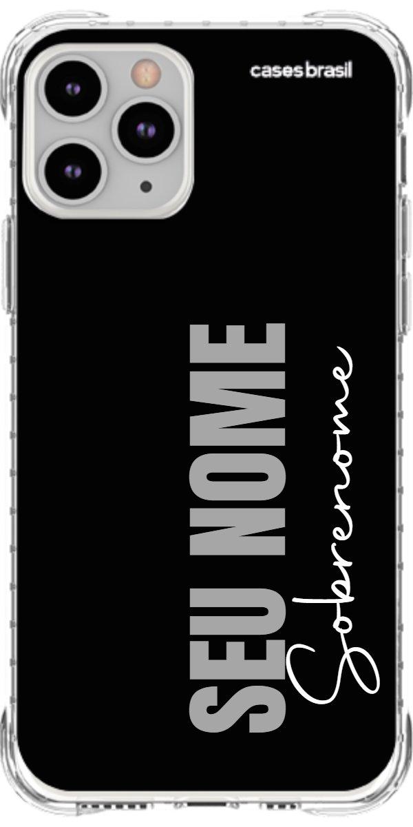 Capinha para Celular Black com Sobrenome
