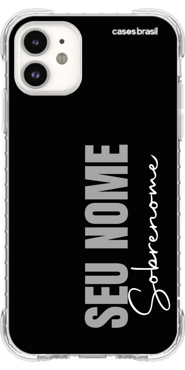 Capinha para Celular Black com Sobrenome
