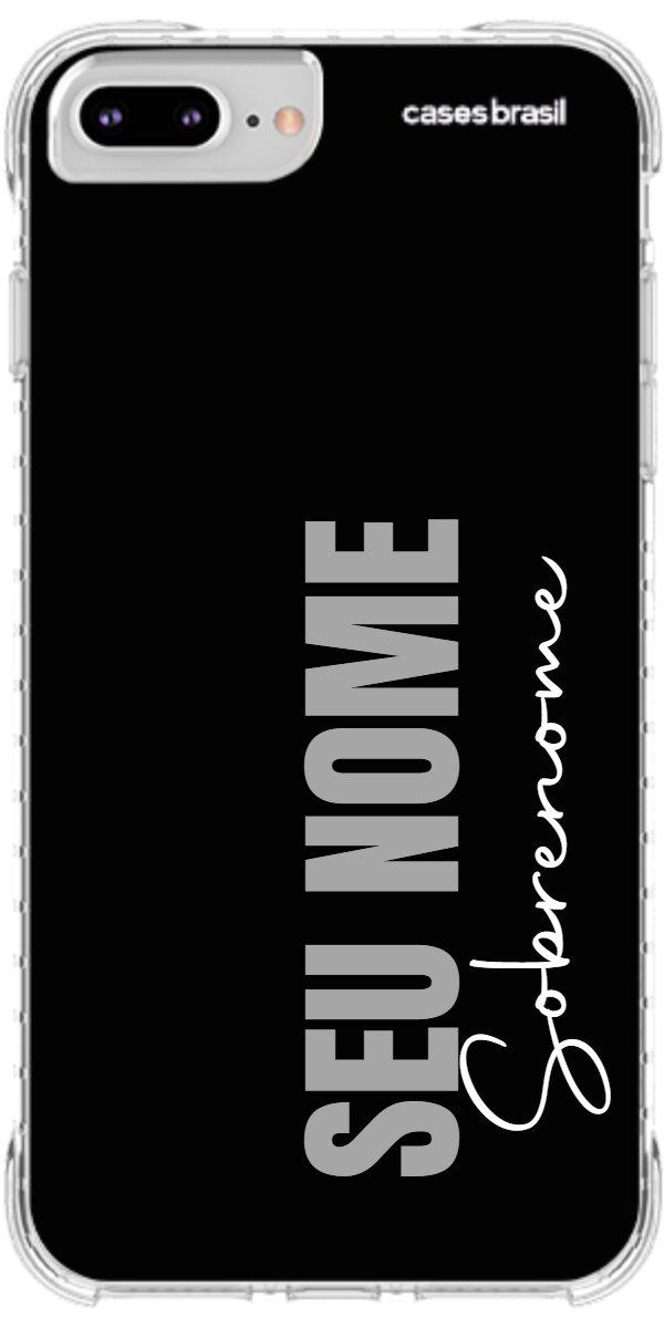 Capinha para Celular Black com Sobrenome