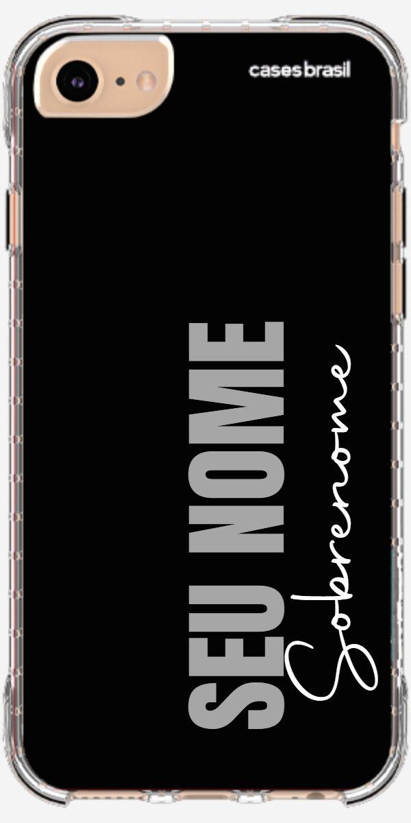 Capinha para Celular Black com Sobrenome