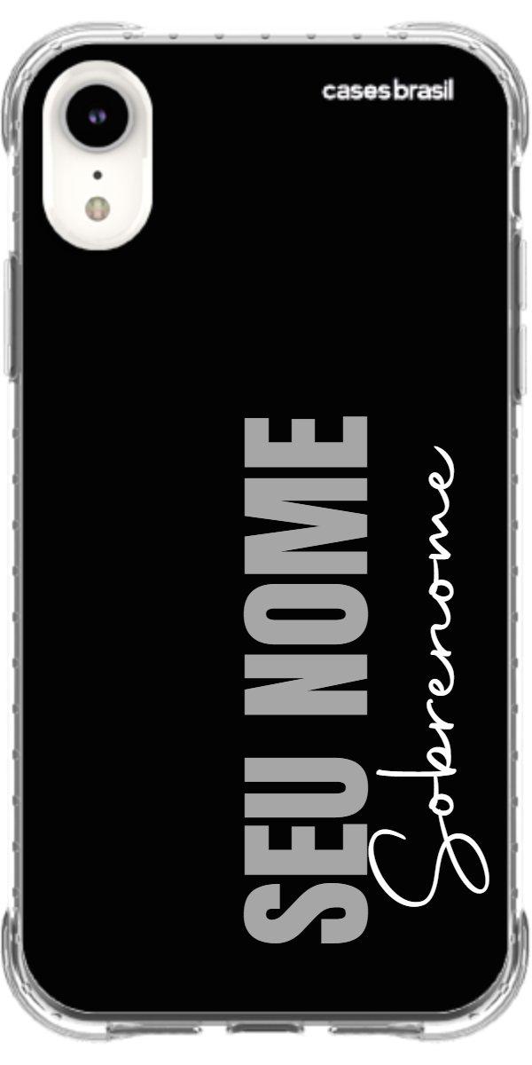 Capinha para Celular Black com Sobrenome