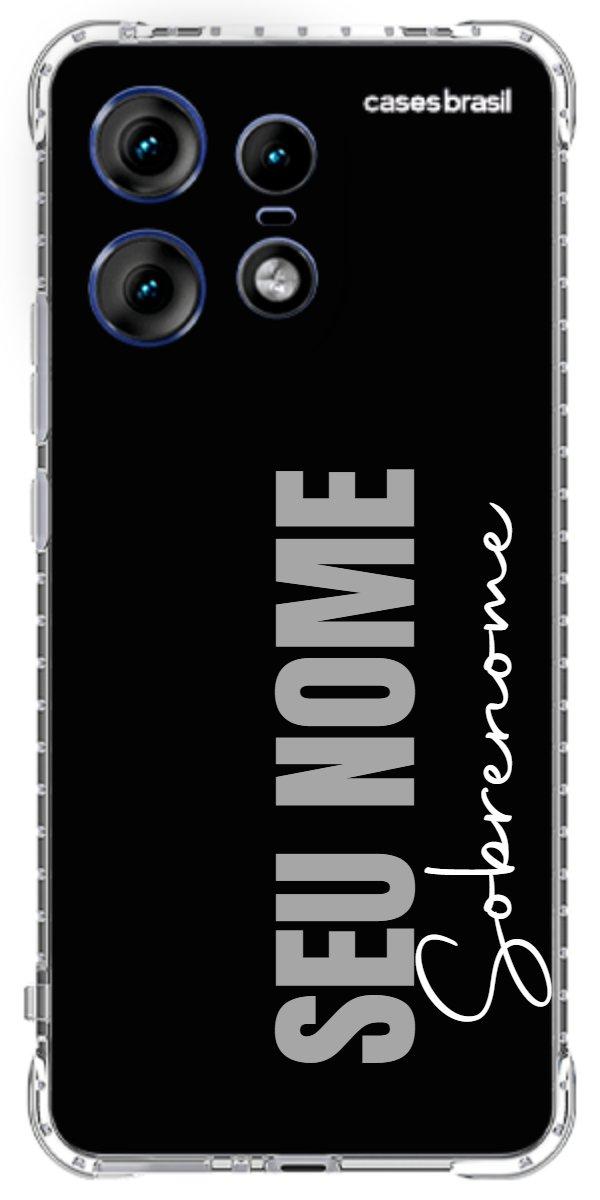 Capinha para Celular Black com Sobrenome