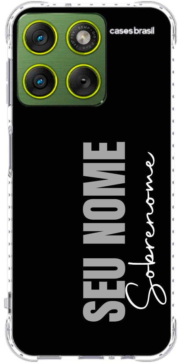 Capinha para Celular Black com Sobrenome