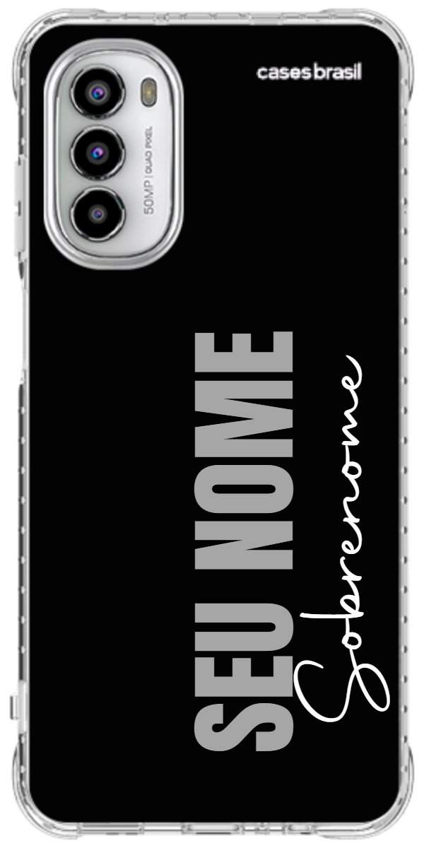 Capinha para Celular Black com Sobrenome
