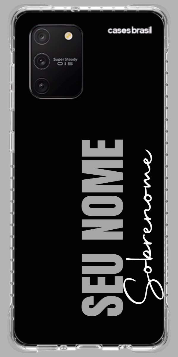 Capinha para Celular Black com Sobrenome