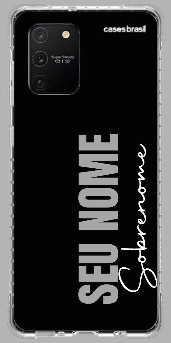 Capinha para Celular Black com Sobrenome