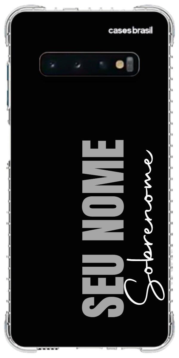 Capinha para Celular Black com Sobrenome