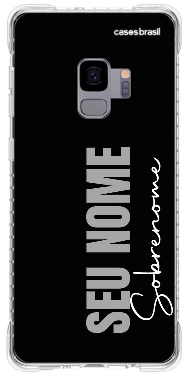 Capinha para Celular Black com Sobrenome