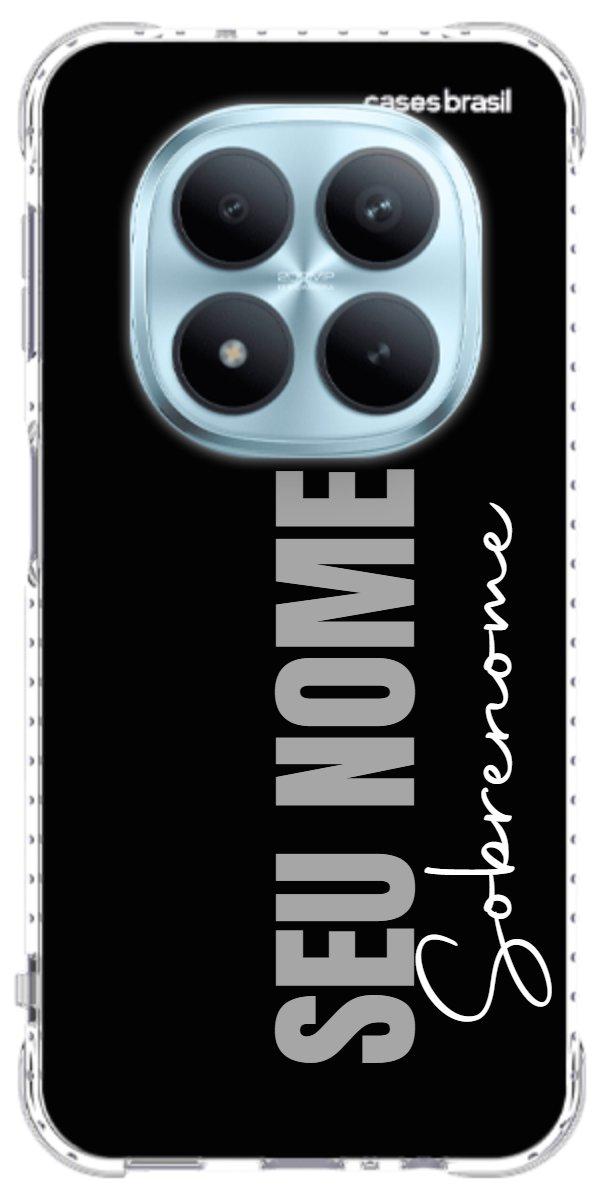 Capinha para Celular Black com Sobrenome