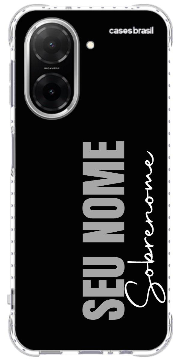 Capinha para Celular Black com Sobrenome