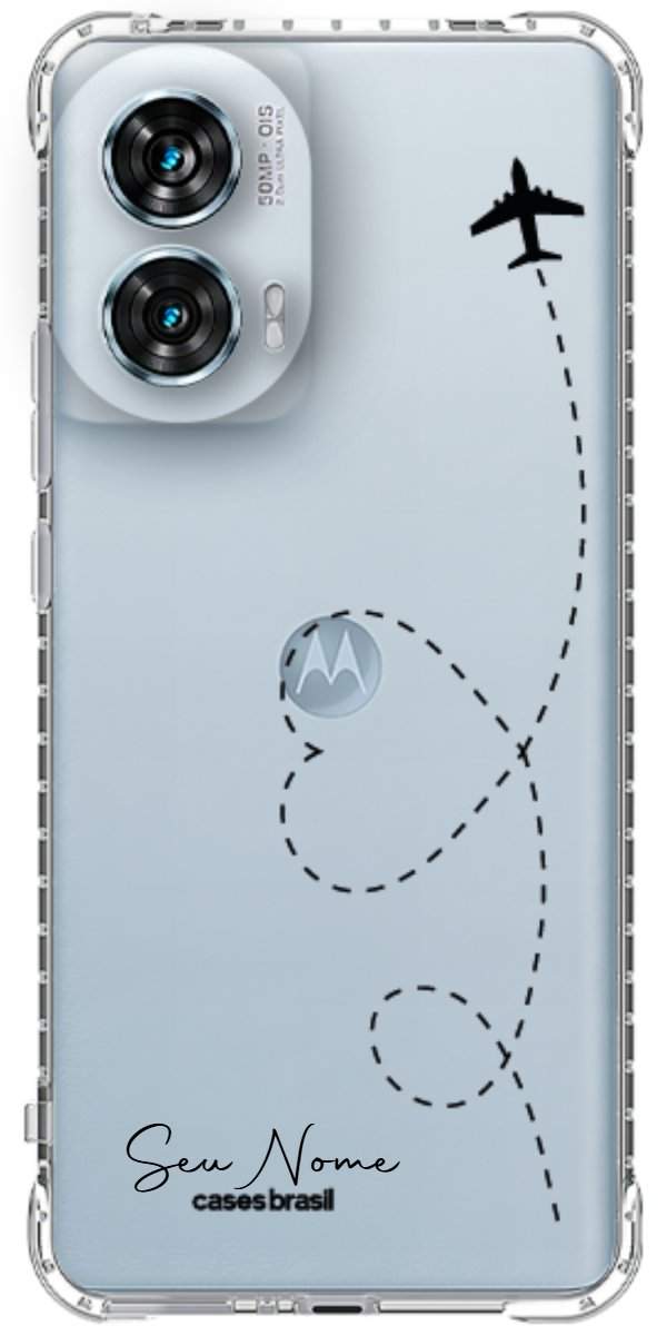 Capinha para Celular Voo Tracejado