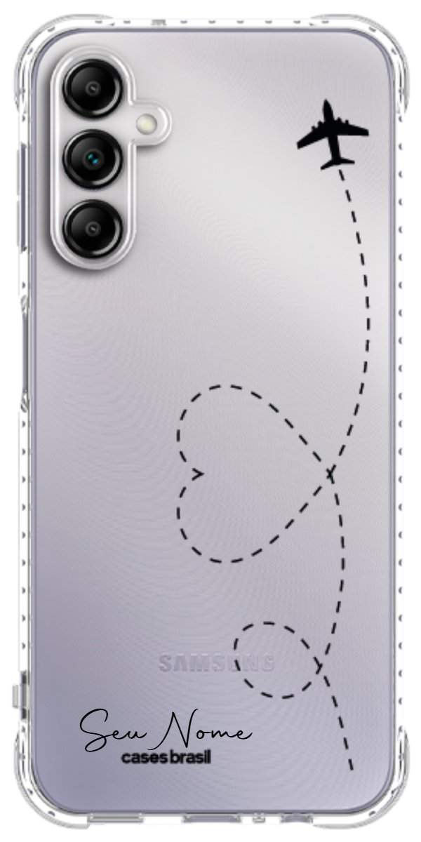 Capinha para Celular Voo Tracejado