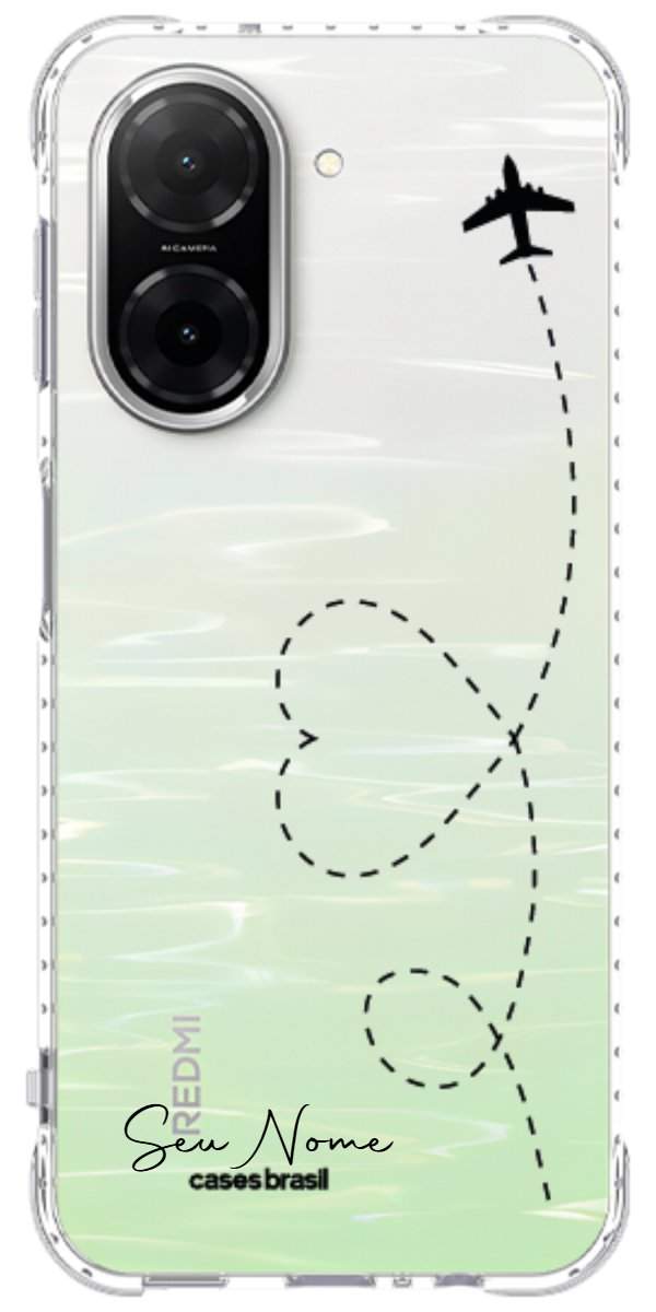 Capinha para Celular Voo Tracejado