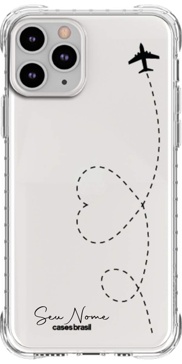 Capinha para Celular Voo Tracejado