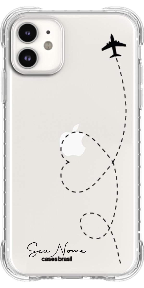 Capinha para Celular Voo Tracejado